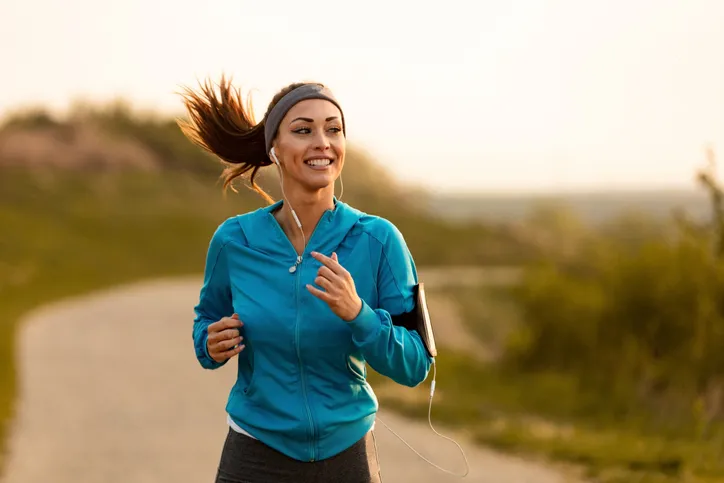 woman running