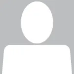 Gray and white silhouette of a person as a placeholder.