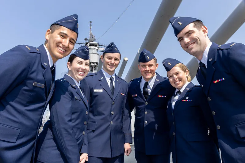 navy students on military ship