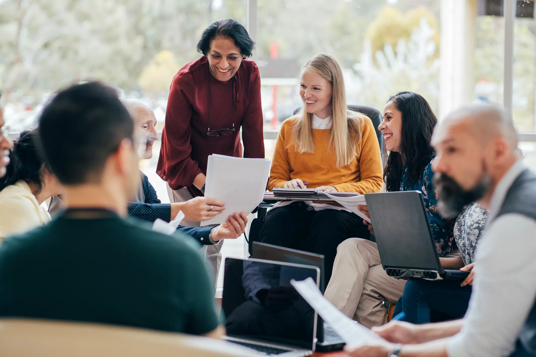 Group of people in a meeting