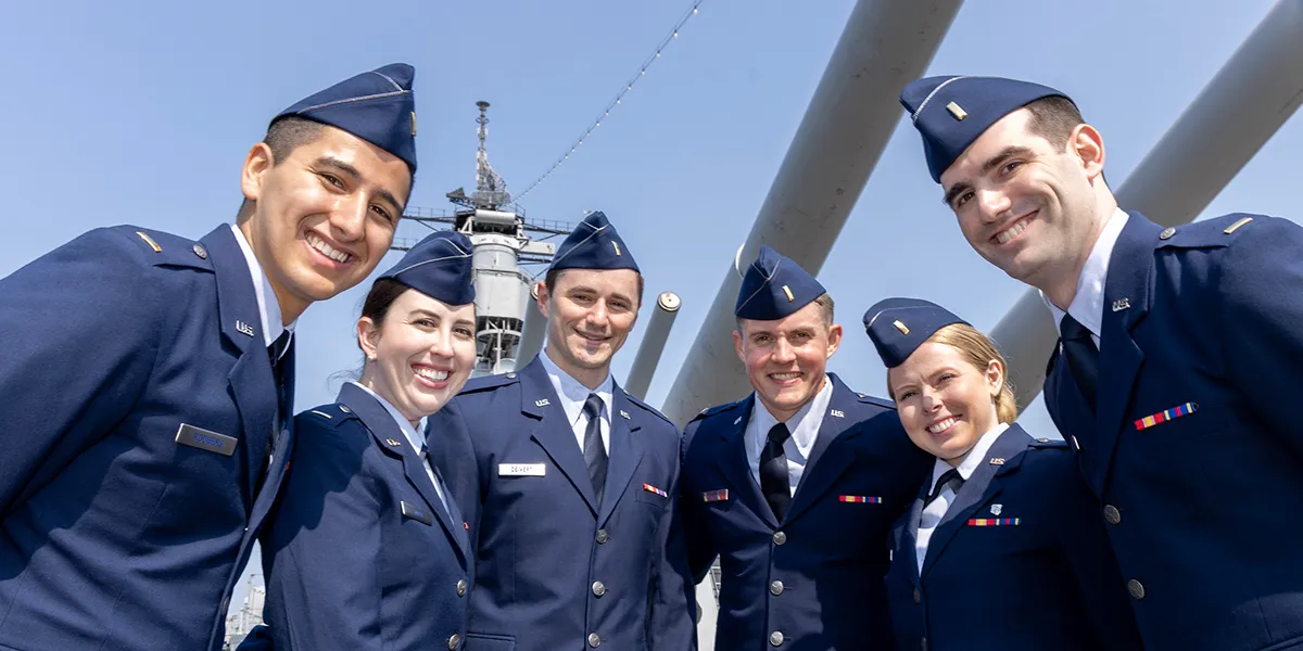 navy students on military ship