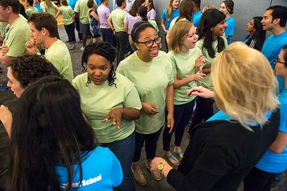 Residents meet at orientation