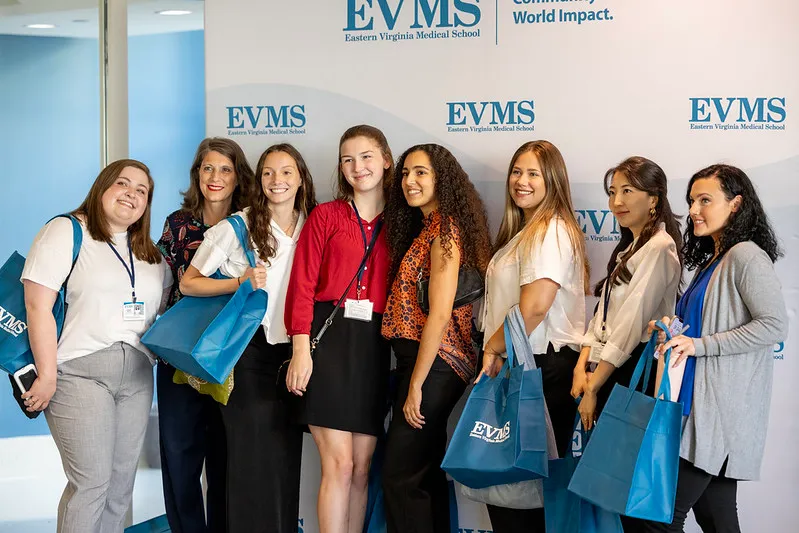New health professions students at orientation