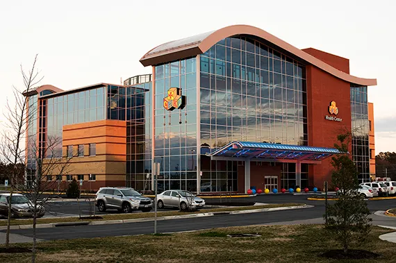 A view of the CHKD Health Center and Urgent Care at Landstown in Virginia Beach, Virginia.
