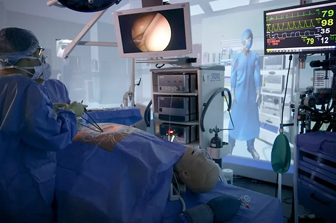 The Virtual Environment in the Sentara Center for Simulation and Immersive Learning.