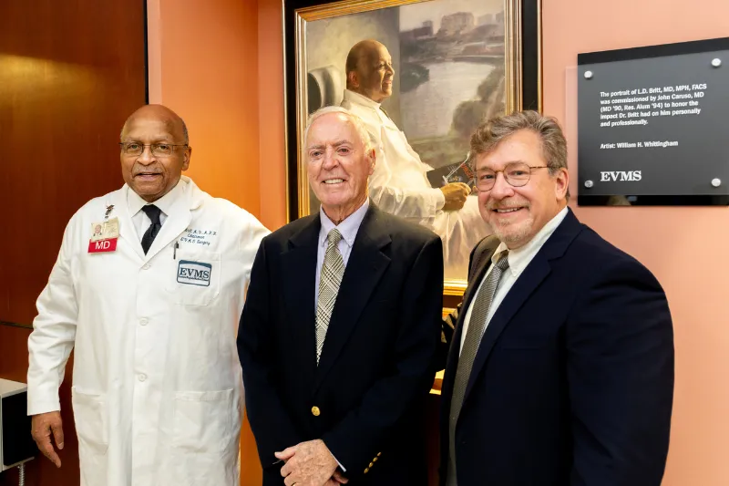 L.D. Britt, William Whittingham and John Caruso