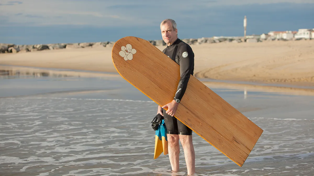 Scientist surfer