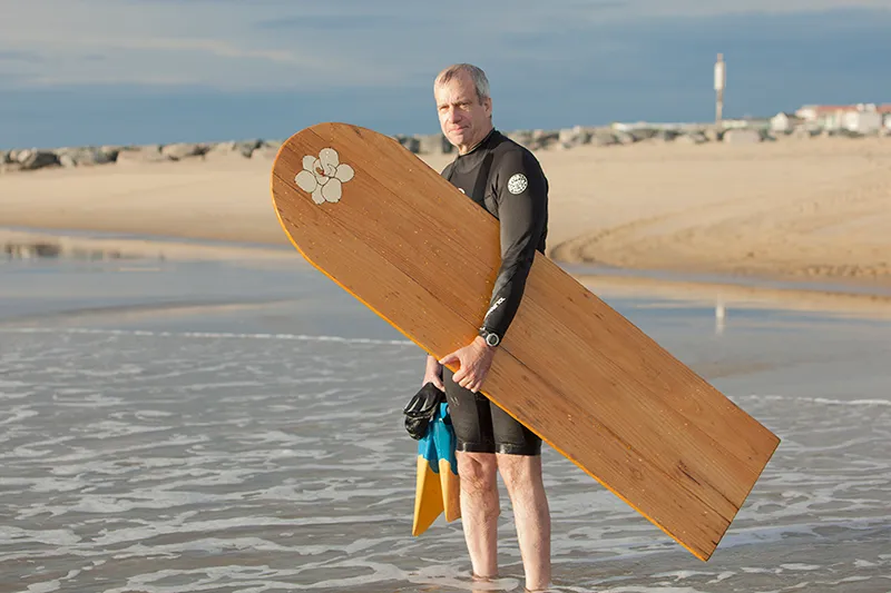 Frank Lattanzia, scientist surfer