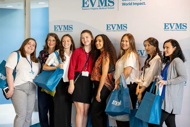 New health professions students at orientation