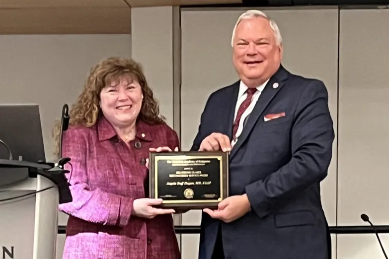 Angela Hogan and Todd Mahr